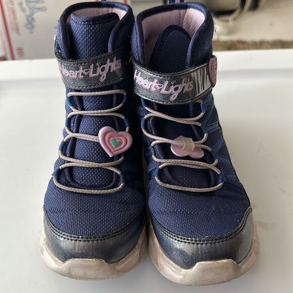 Skechers high-tops - Heart Lights - light up sneaker/boots - Picture 1 of 5